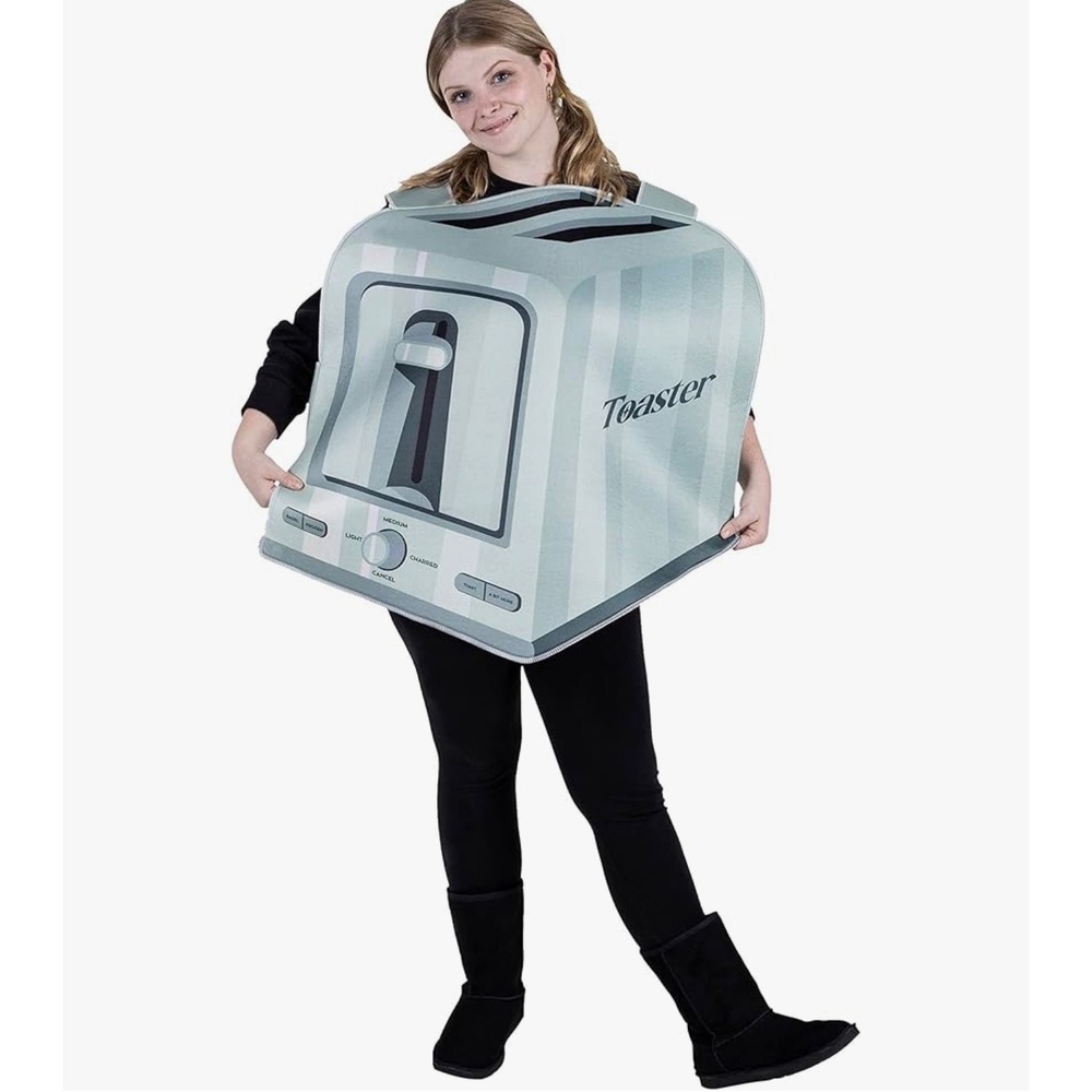 Hauntlook Toasty‎ Toaster Halloween Costume Adult One Size Unisex Food Tunic New